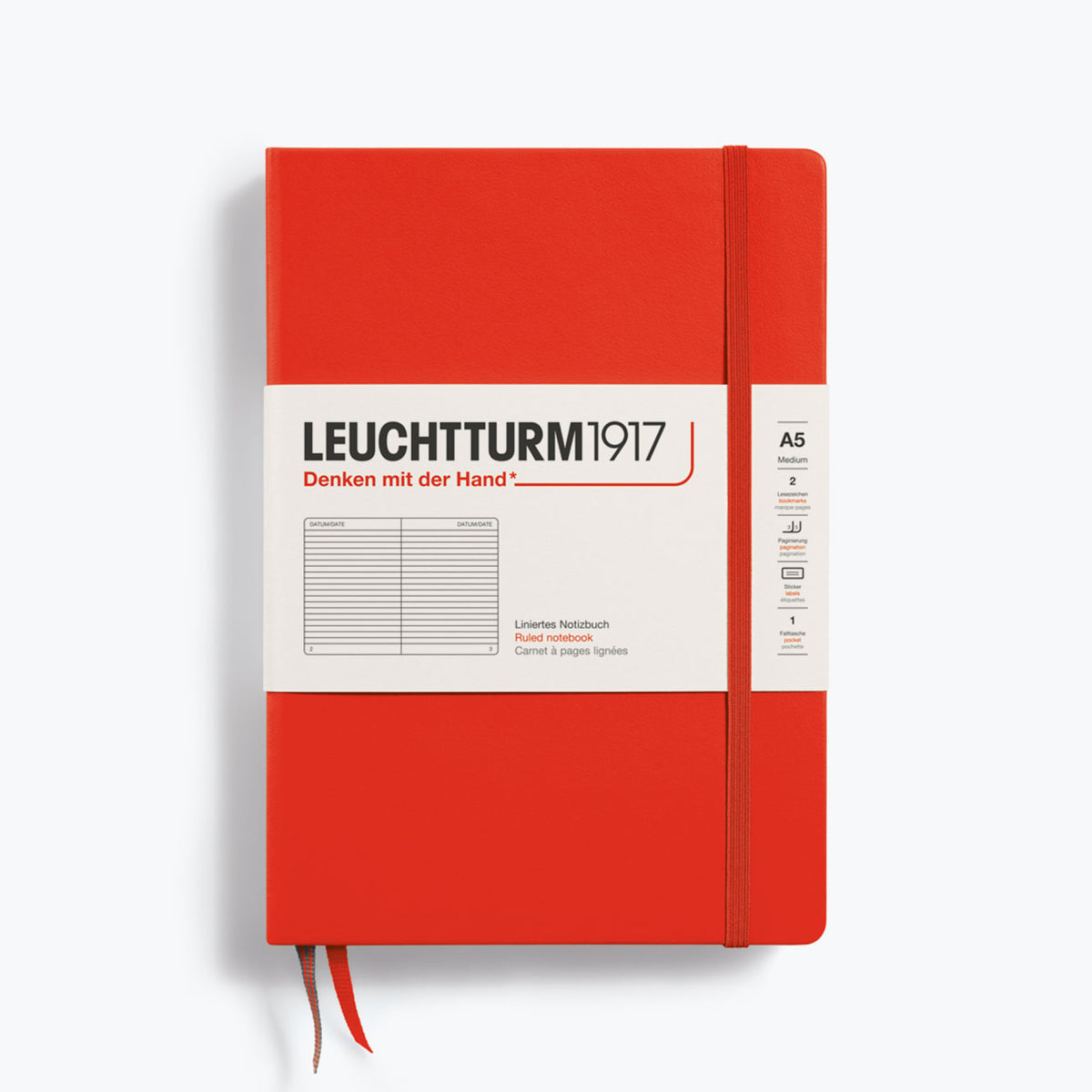 Leuchtturm1917 - Notebook - A5 - Lobster <Outgoing>