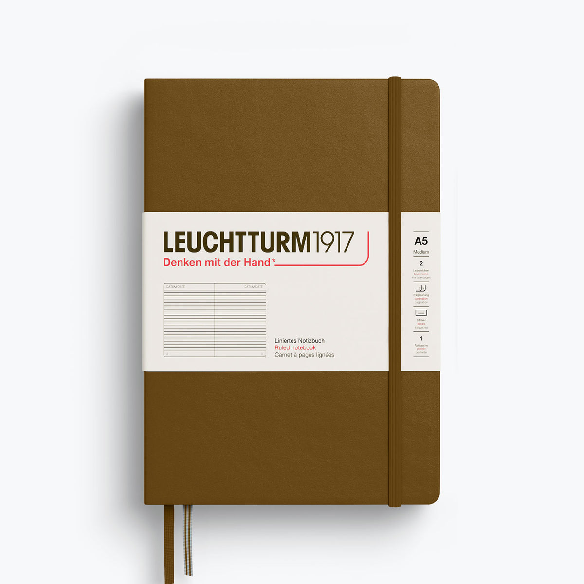 Leuchtturm1917 - Notebook - A5 - Spice Brown <Outgoing>