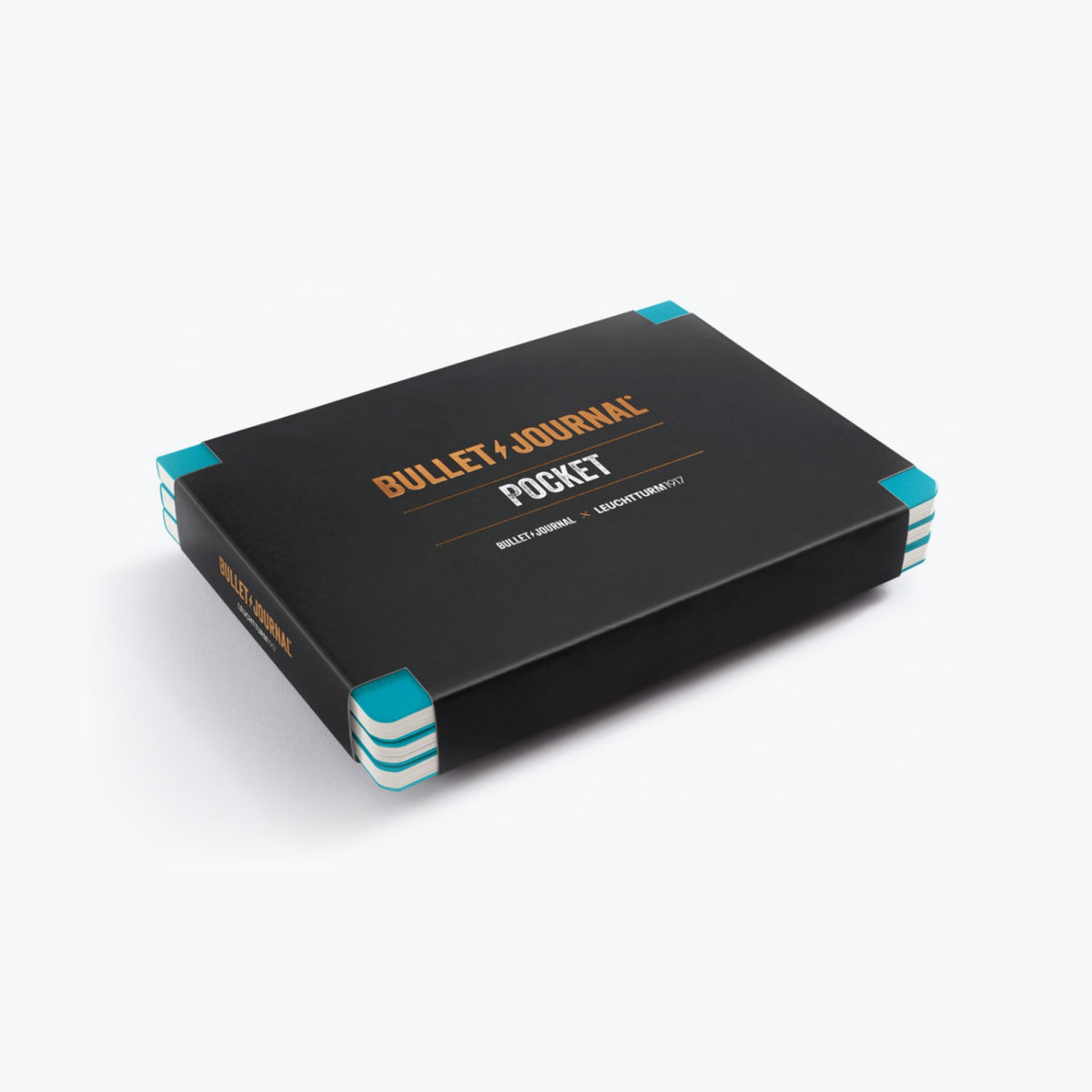 Leuchtturm1917 - Notebook - Bullet Journal - Pocket - Turquoise25 (Pack of 3)