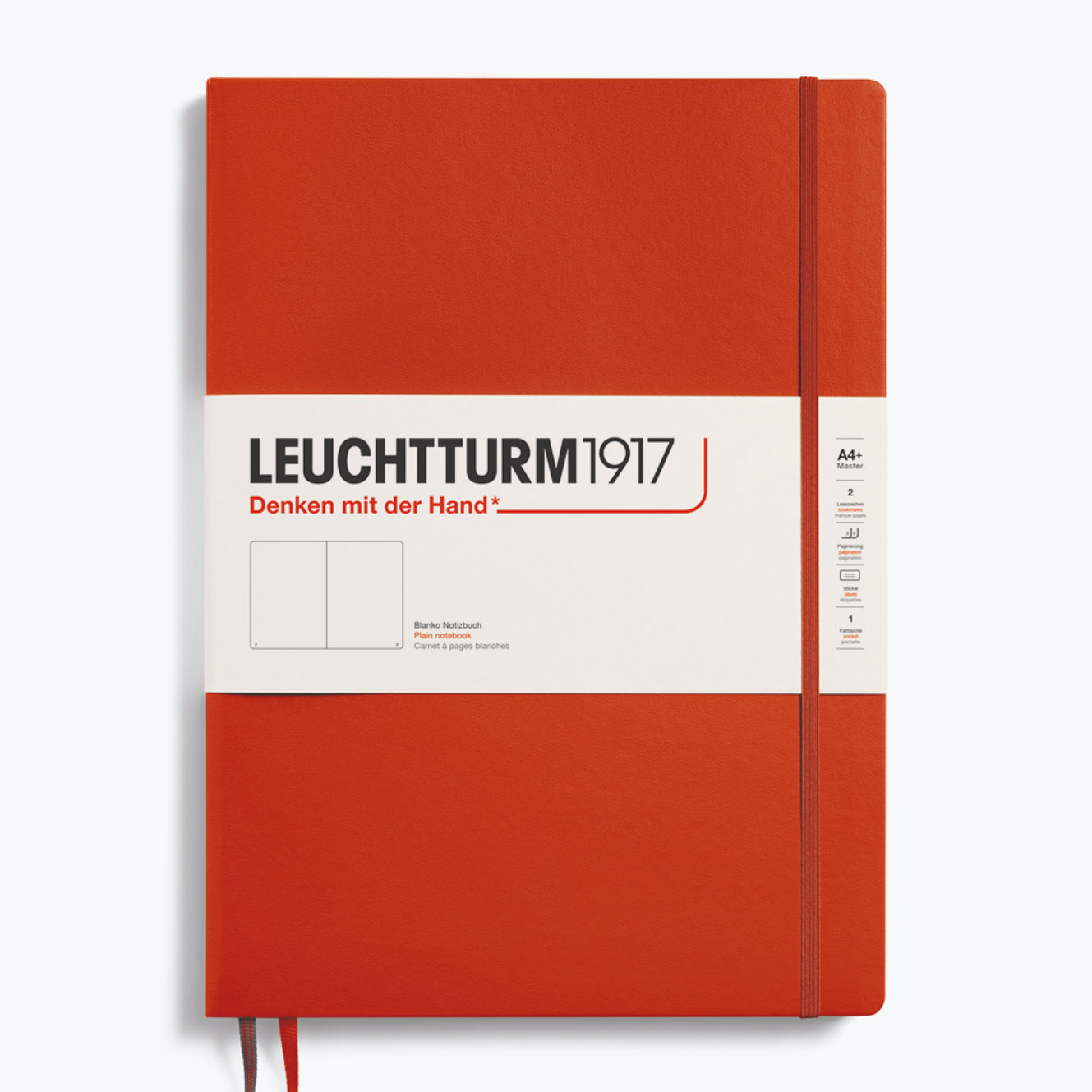 Leuchtturm1917 - Notebook - A4+ - Slim - Fox Red <Outgoing>