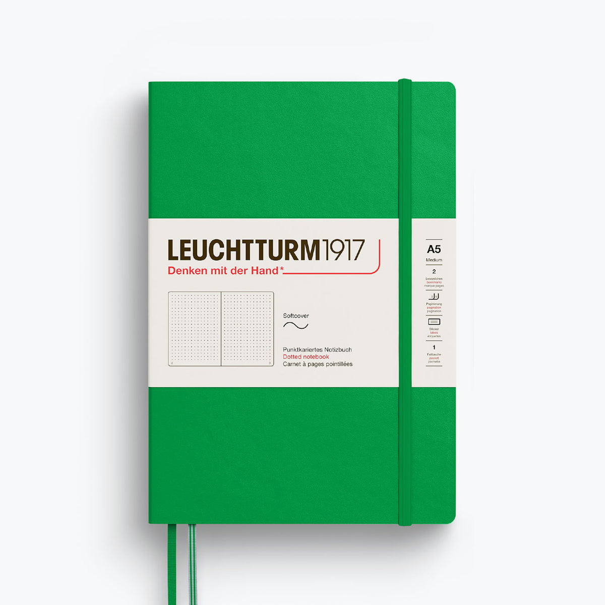 Leuchtturm1917 - Notebook - Softcover - A5 - Spring Leaf <Outgoing>