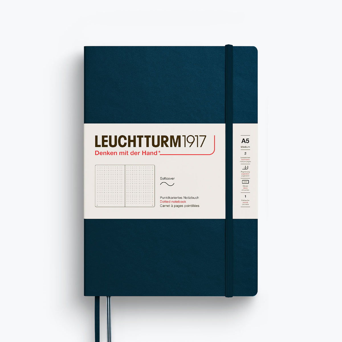 Leuchtturm1917 - Notebook - Softcover - A5 - Deep Sea <Outgoing>