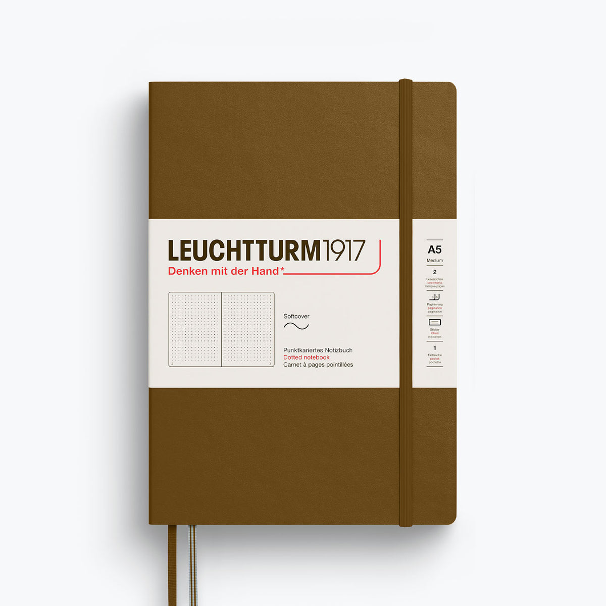 Leuchtturm1917 - Notebook - Softcover - A5 - Spice Brown <Outgoing>