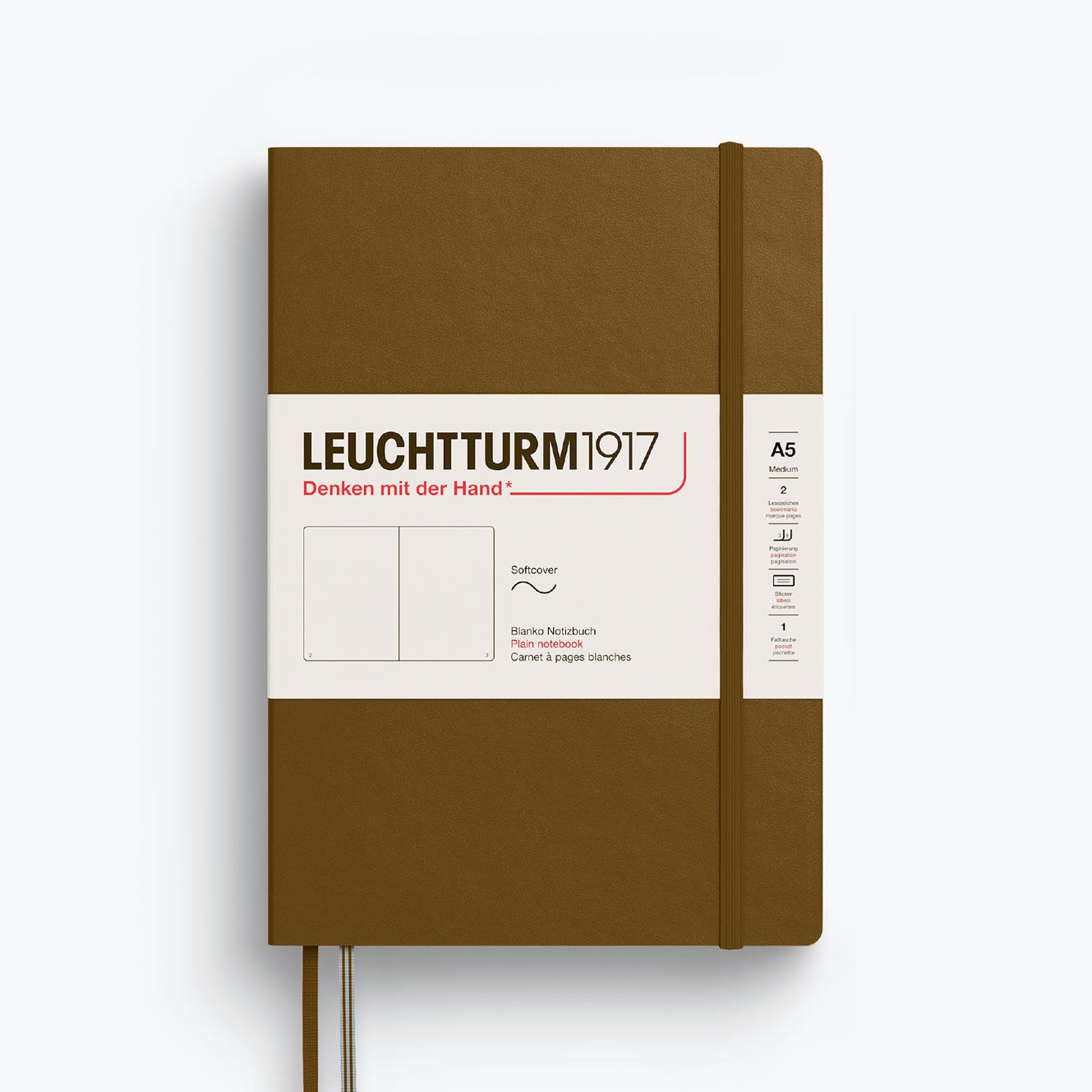 Leuchtturm1917 - Notebook - Softcover - A5 - Spice Brown <Outgoing>