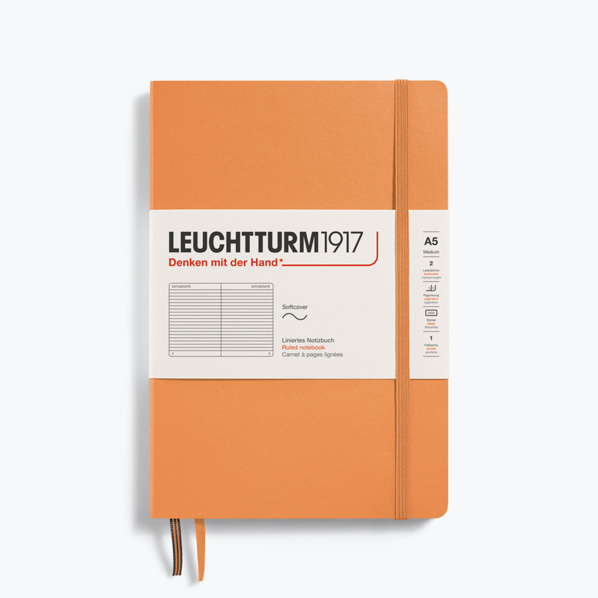 Leuchtturm1917 - Notebook - Softcover - A5 - Apricot <Outgoing>