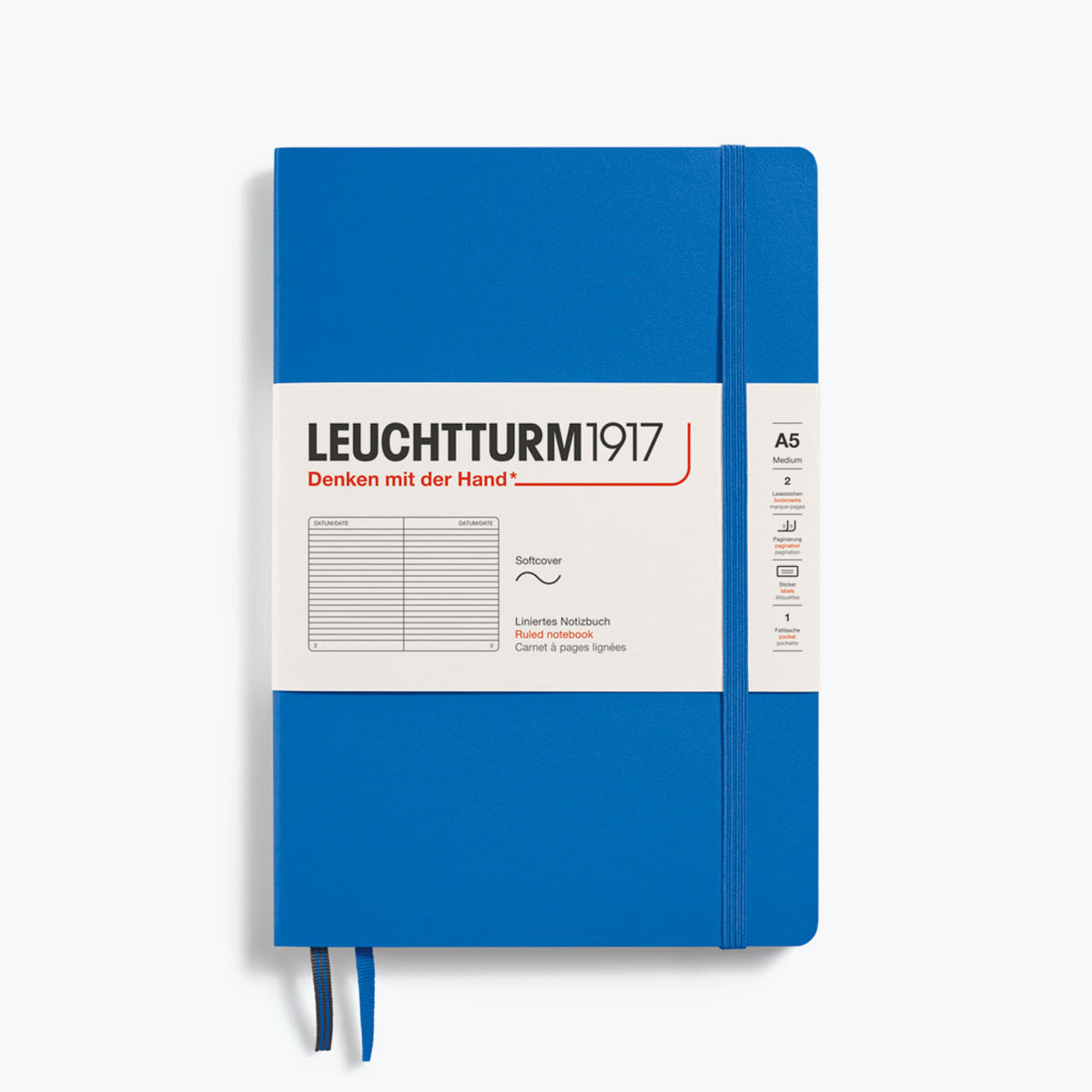 Leuchtturm1917 - Notebook - Softcover - A5 - Sky <Outgoing>