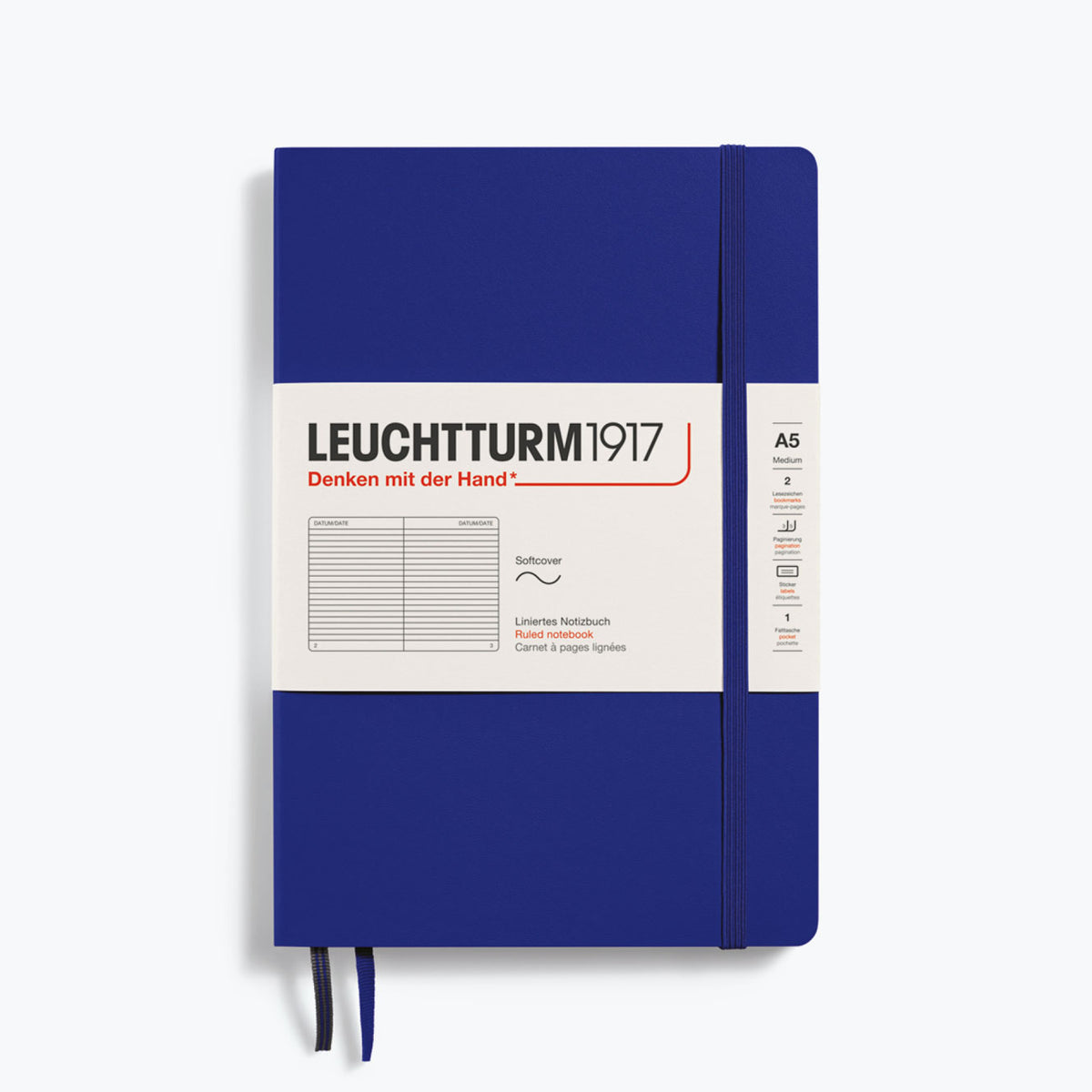 Leuchtturm1917 - Notebook - Softcover - A5 - Ink <Outgoing>