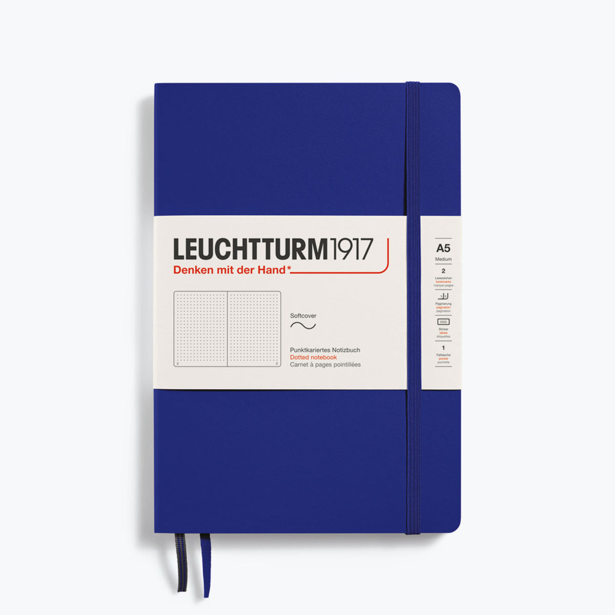 Leuchtturm1917 - Notebook - Softcover - A5 - Ink <Outgoing>