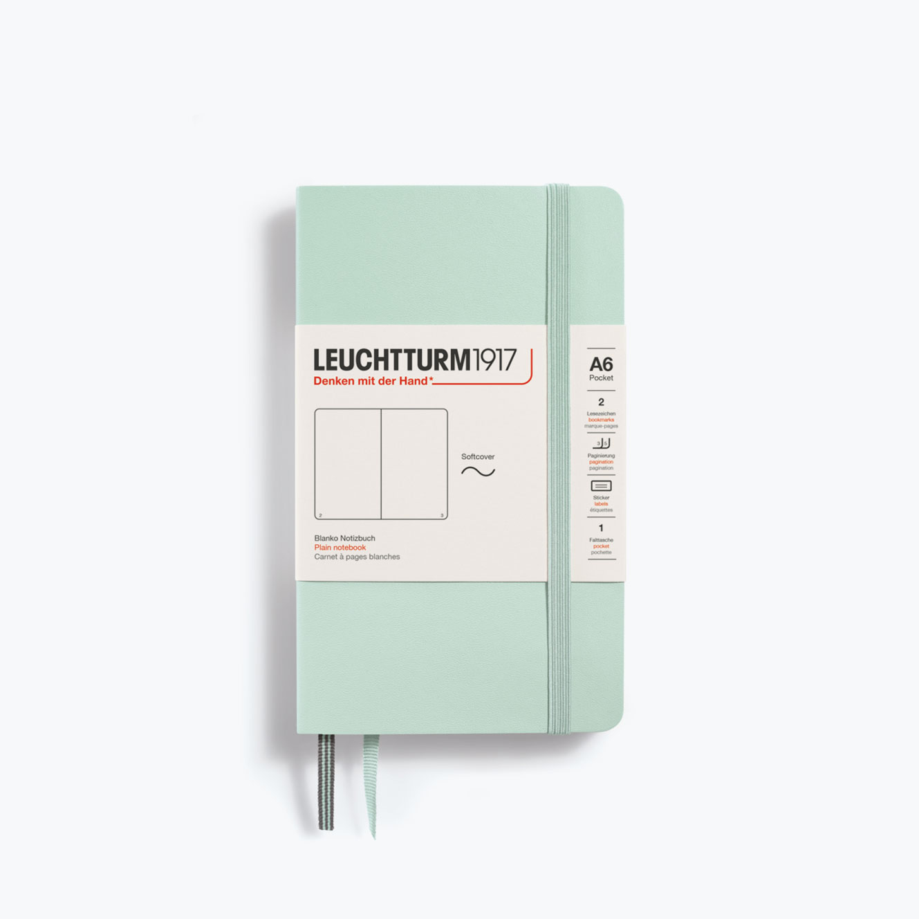 Leuchtturm1917 - Notebook - Softcover - A6 - Mint Green <Outgoing>