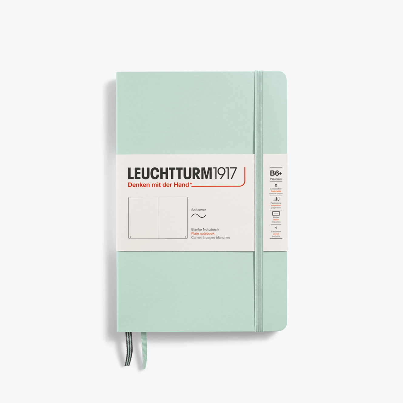 Leuchtturm1917 - Notebook - Softcover - B6+ - Mint Green <Outgoing>