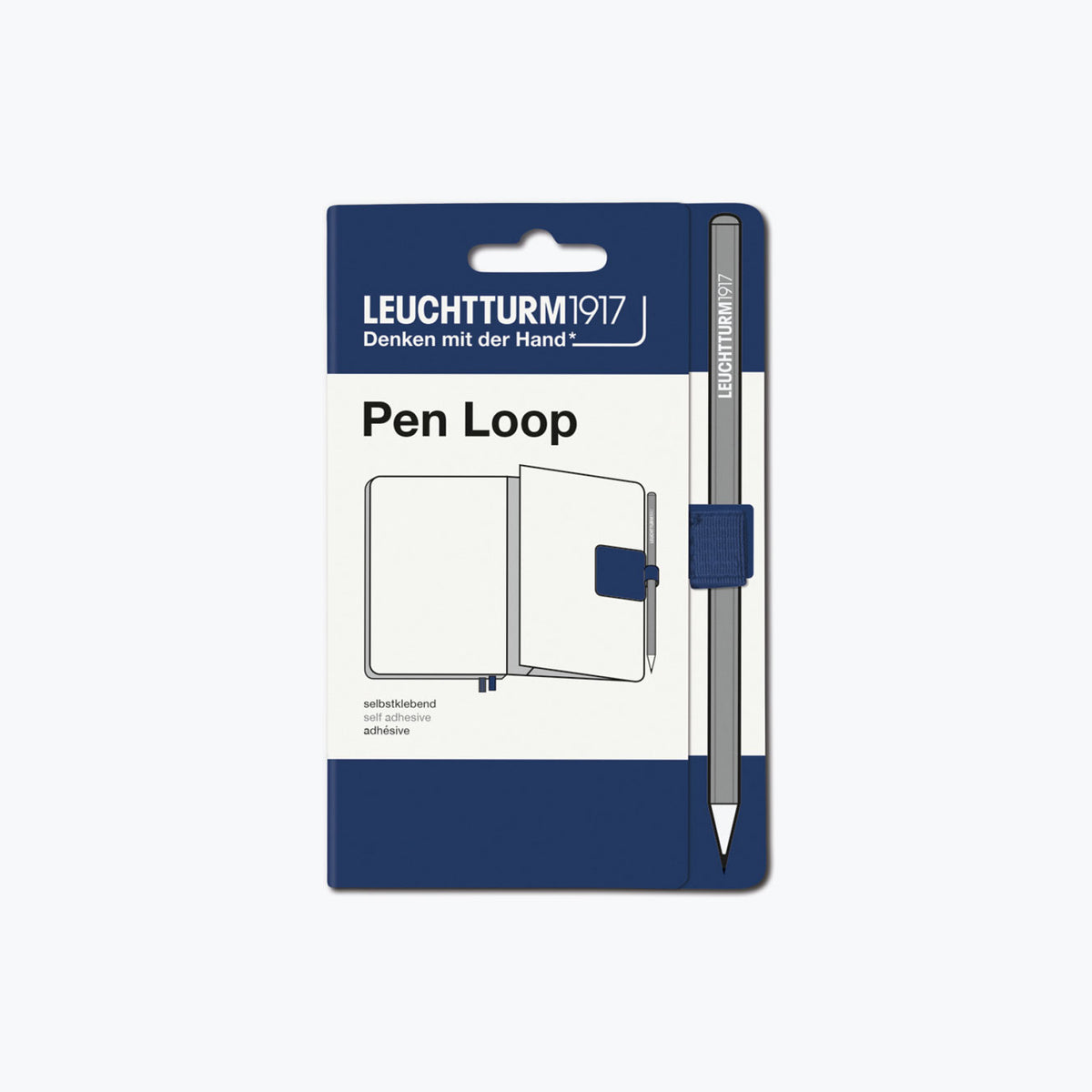 Leuchtturm1917 pen loop in navy blue
