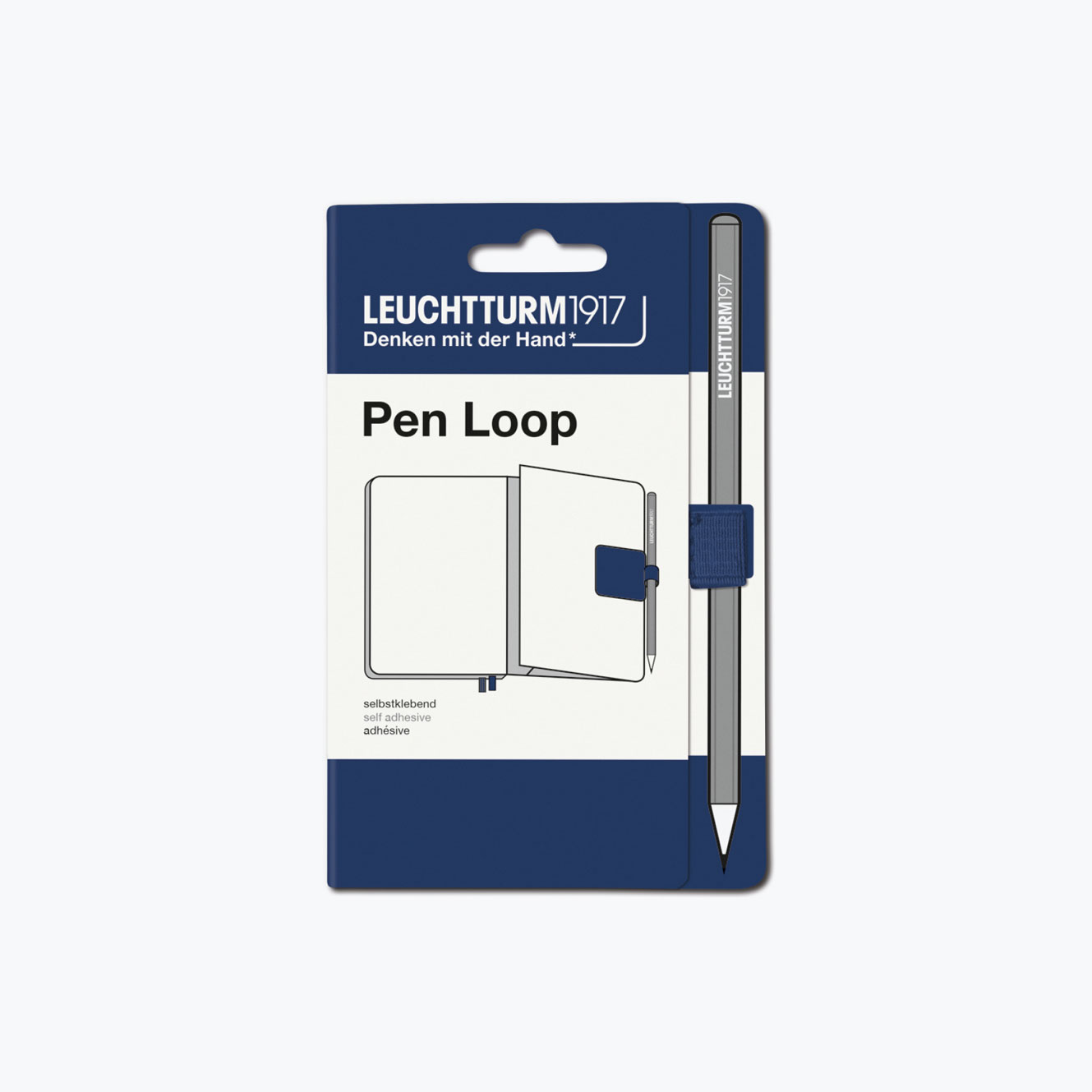 Leuchtturm1917 pen loop in navy blue
