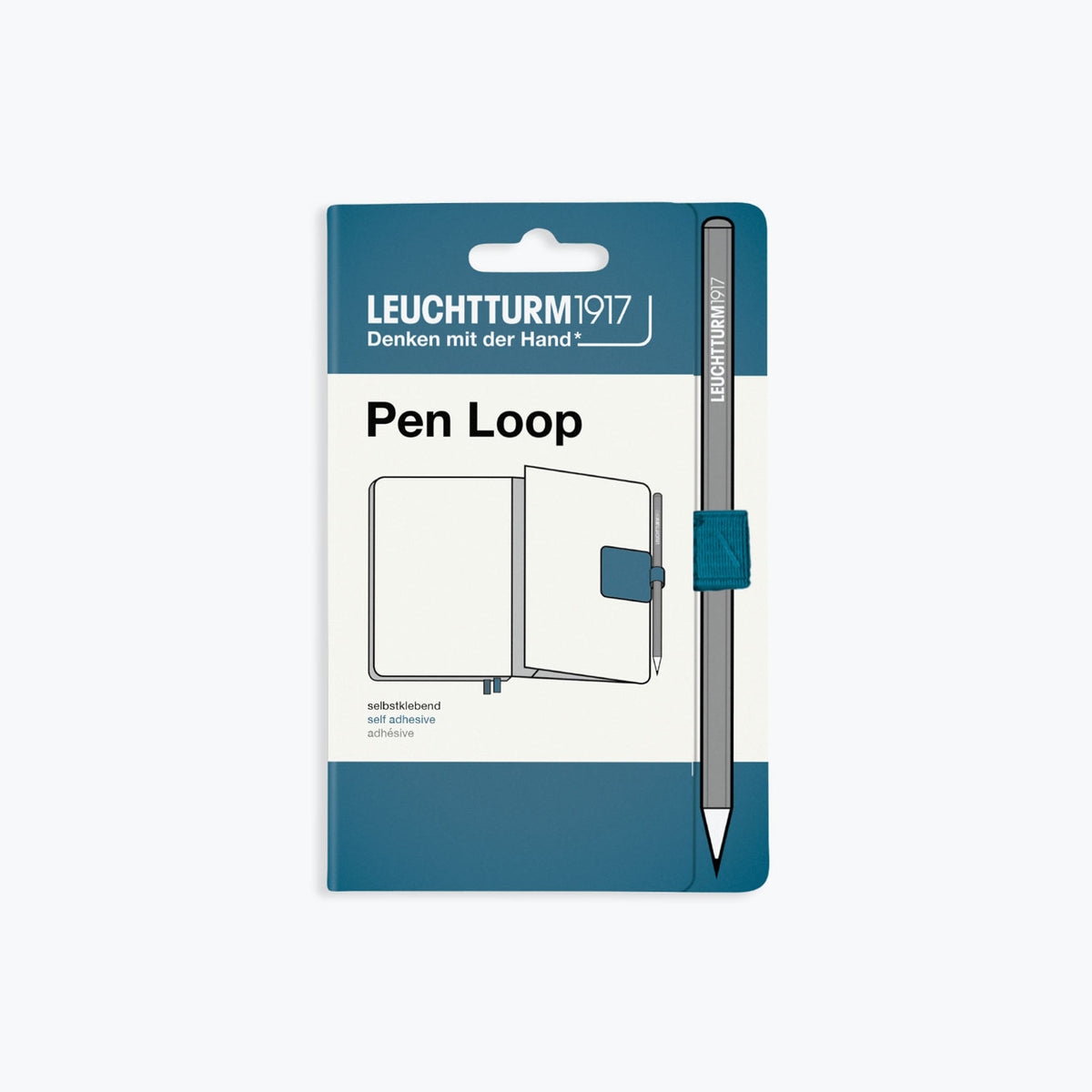 Leuchtturm1917 pen loop in stone blue colour
