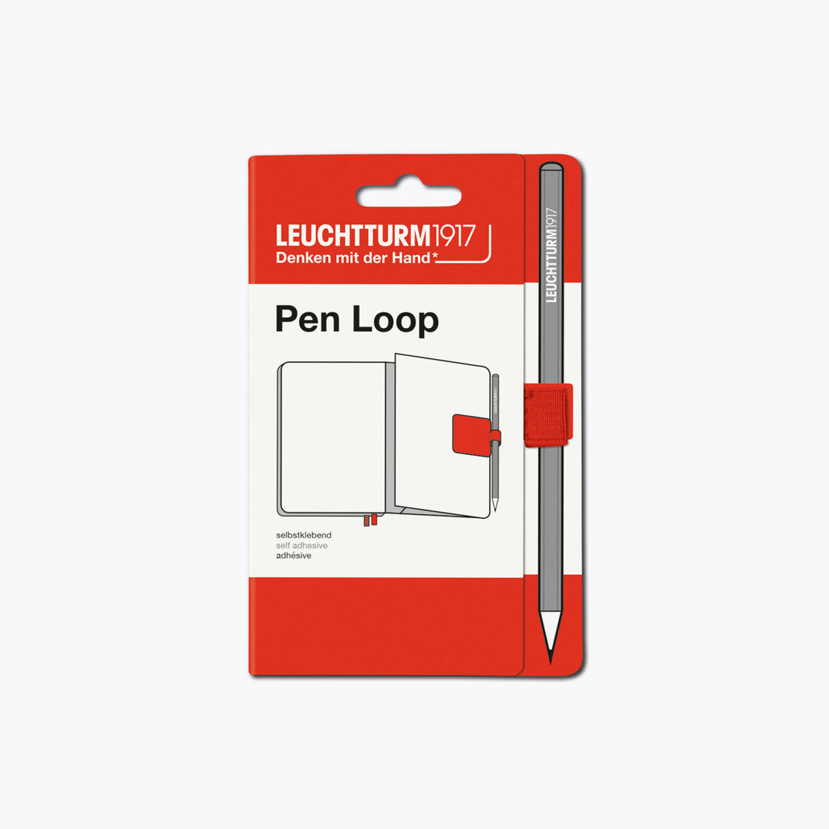 Leuchtturm1917 pen loop in lobster red colour