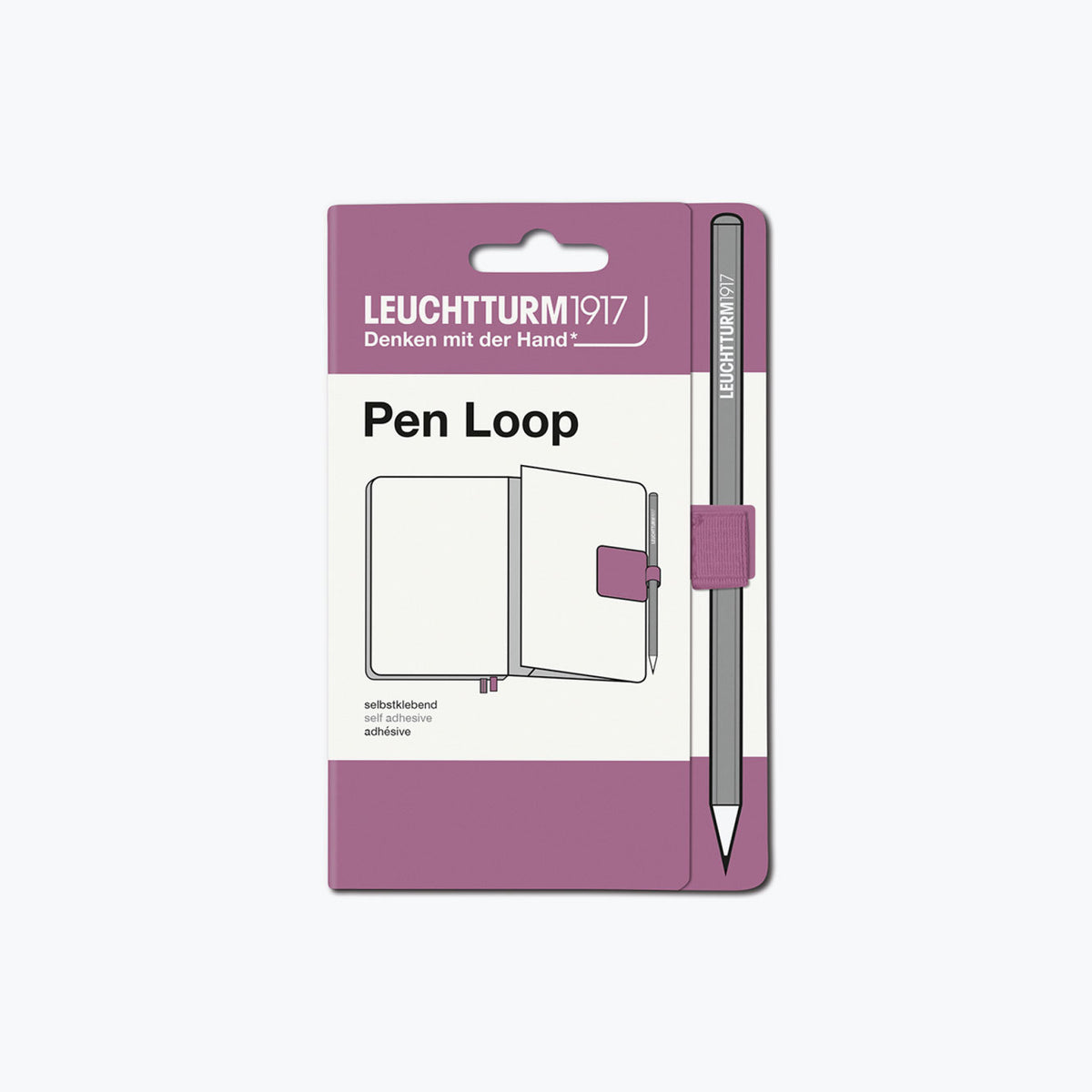 Leuchtturm1917 pen loop in dusty pink