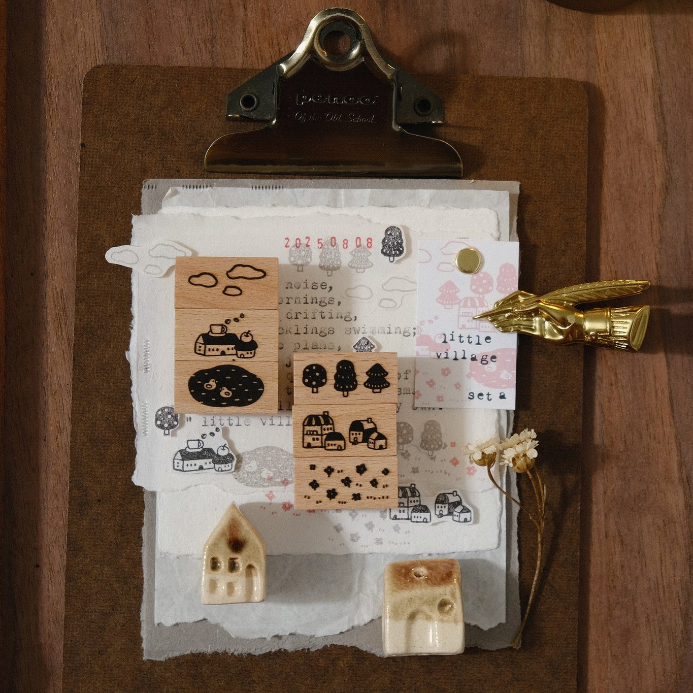 Eileen Tai - Stamp Set - Little Village (A)