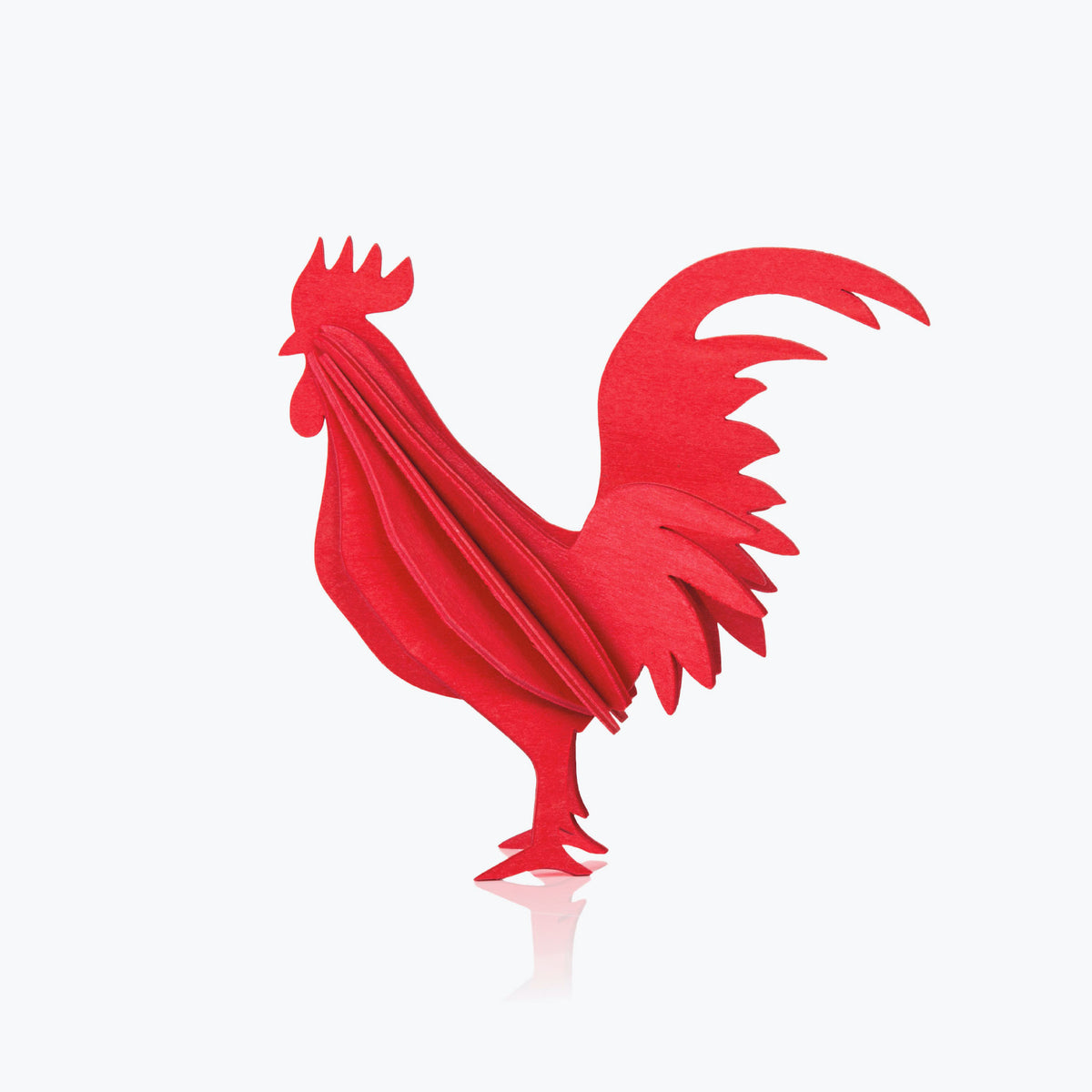 Lovi - Ornament - Rooster - 10cm - Red