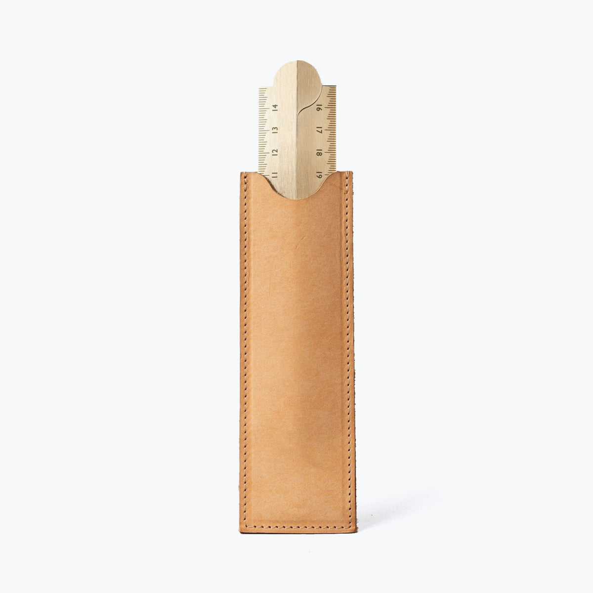 Makers Cabinet - Folding Ruler - Stria - Leather Sheath