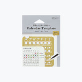 Midori brass Calendar template in size M