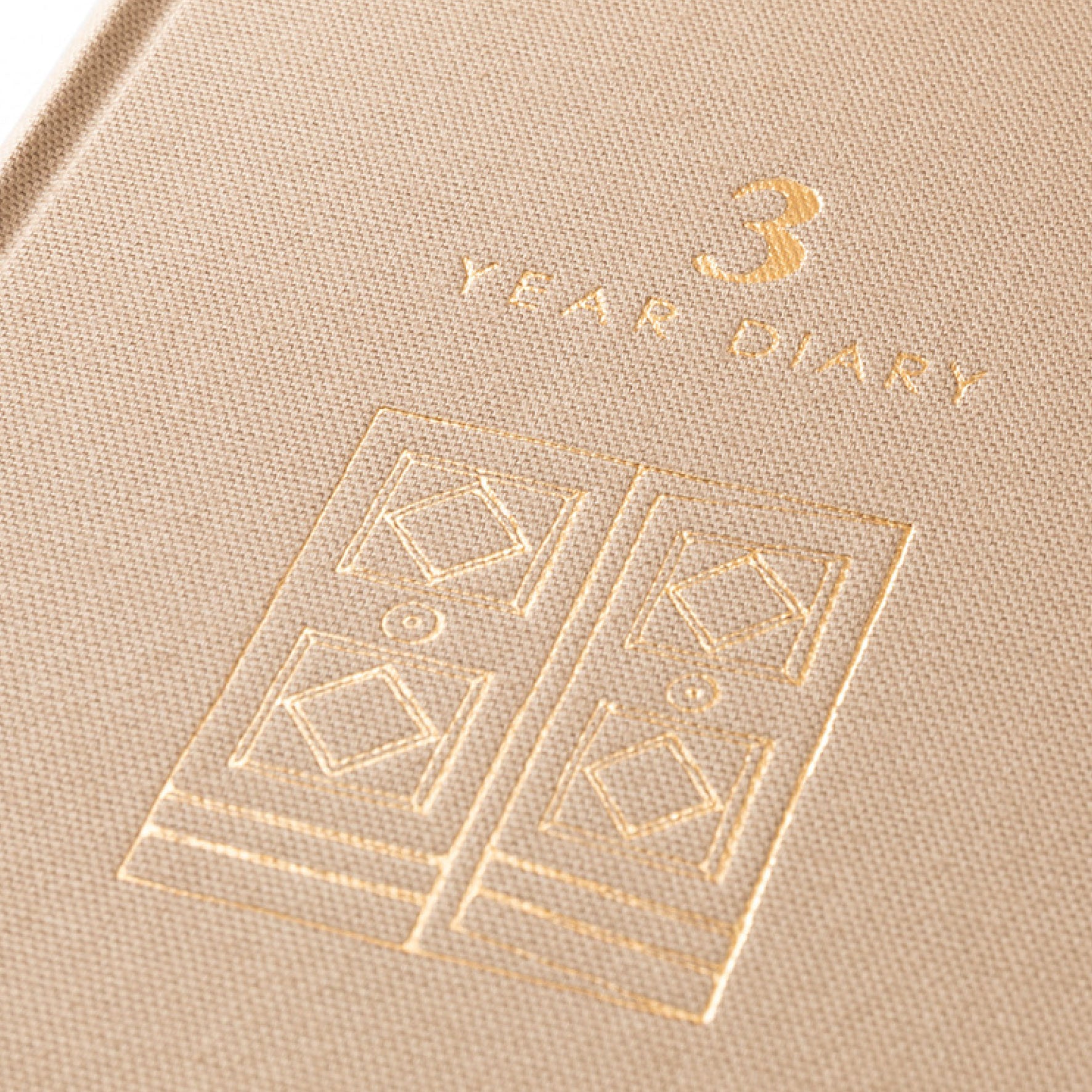 Midori - Daily Journal - Mini - 3 Years - Beige