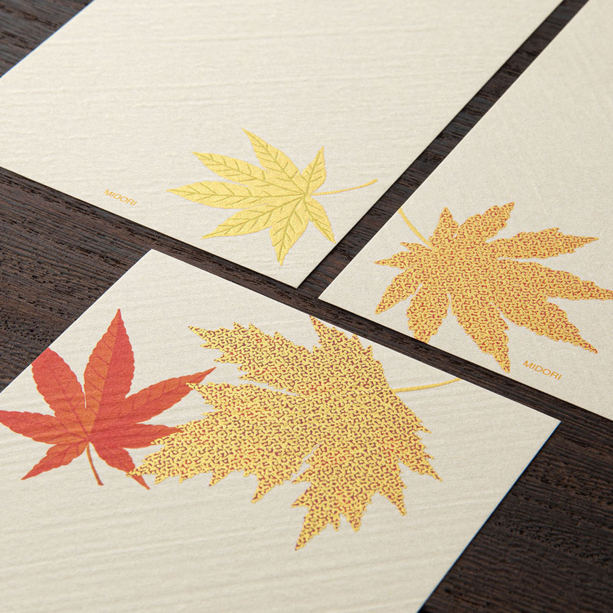 Midori - Letter Pad - Kami - Fallen Leaves