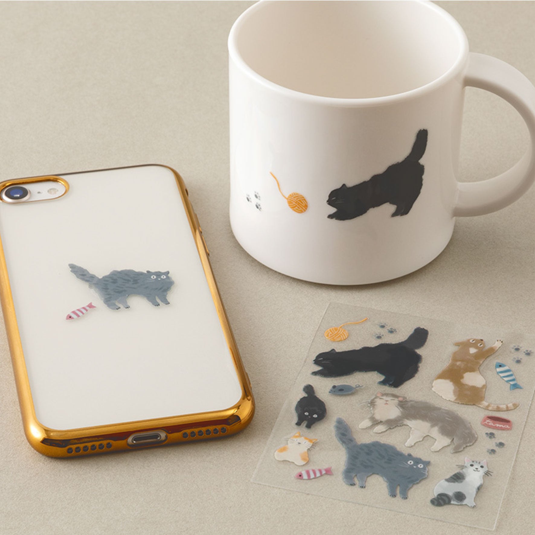 Midori - Planner Sticker - Glossy Transfer - Cat