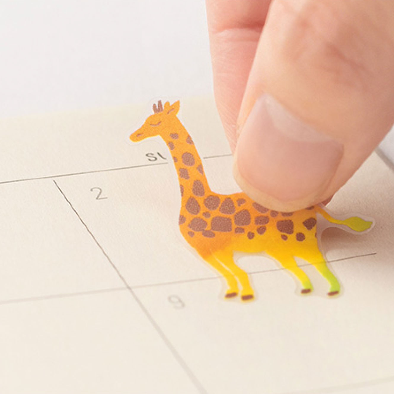 Midori - Planner Sticker - Seal Collection - Yellow <Outgoing>