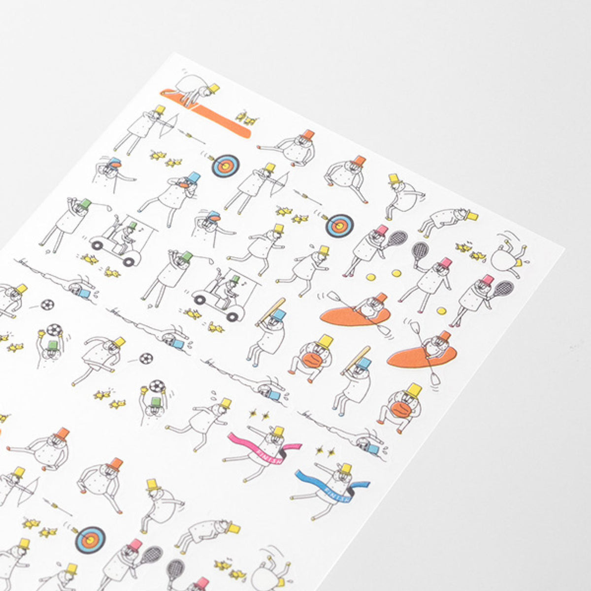 Midori - Planner Sticker - Seal Collection - Sports <Outgoing>