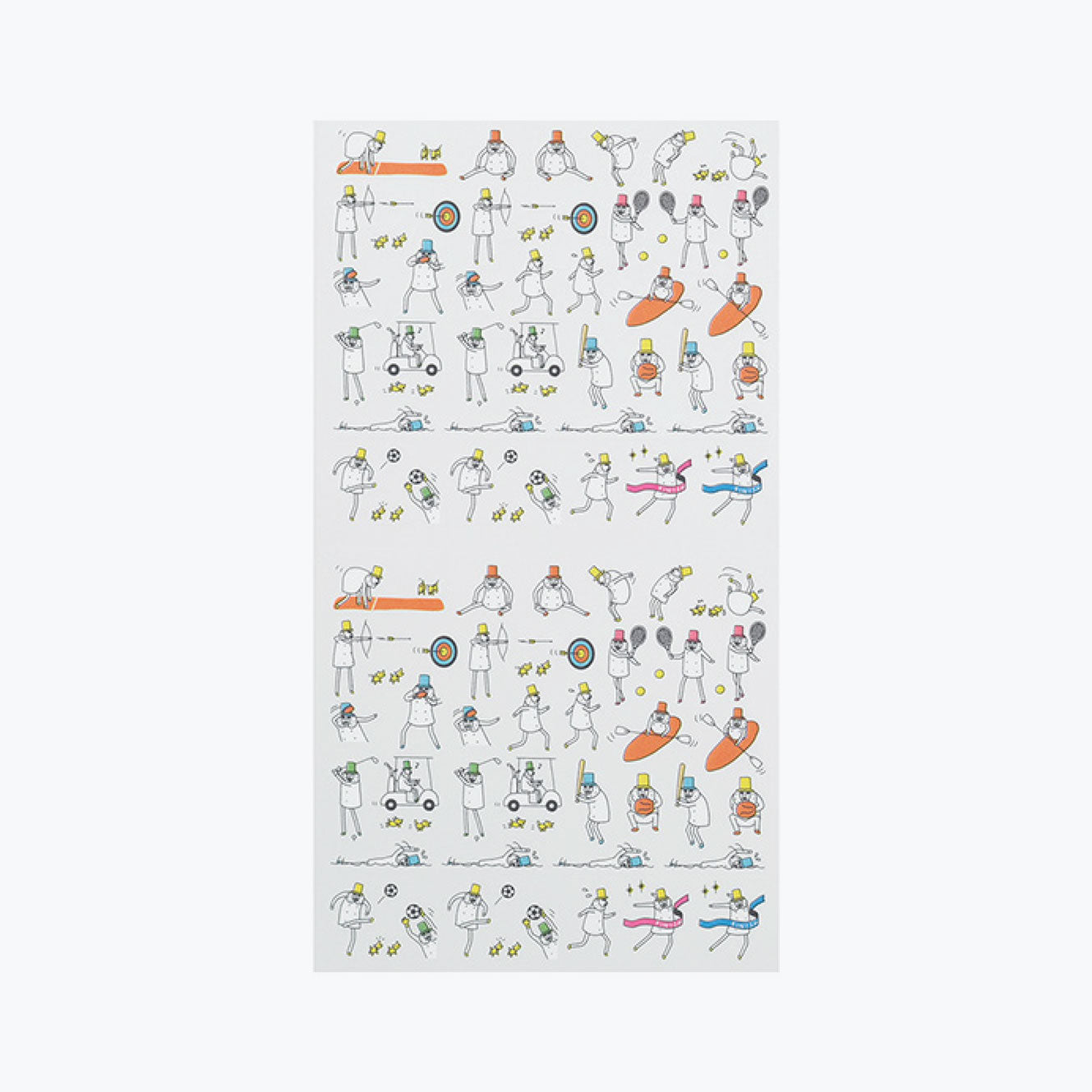 Midori - Planner Sticker - Seal Collection - Sports <Outgoing>