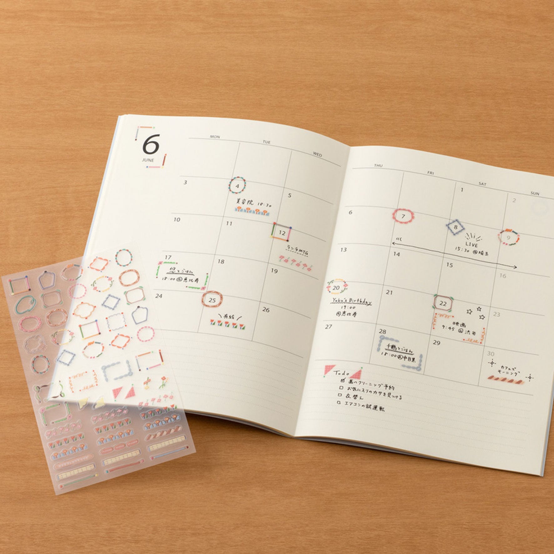 Midori - Planner Sticker - Sticker Collection - Date Circle