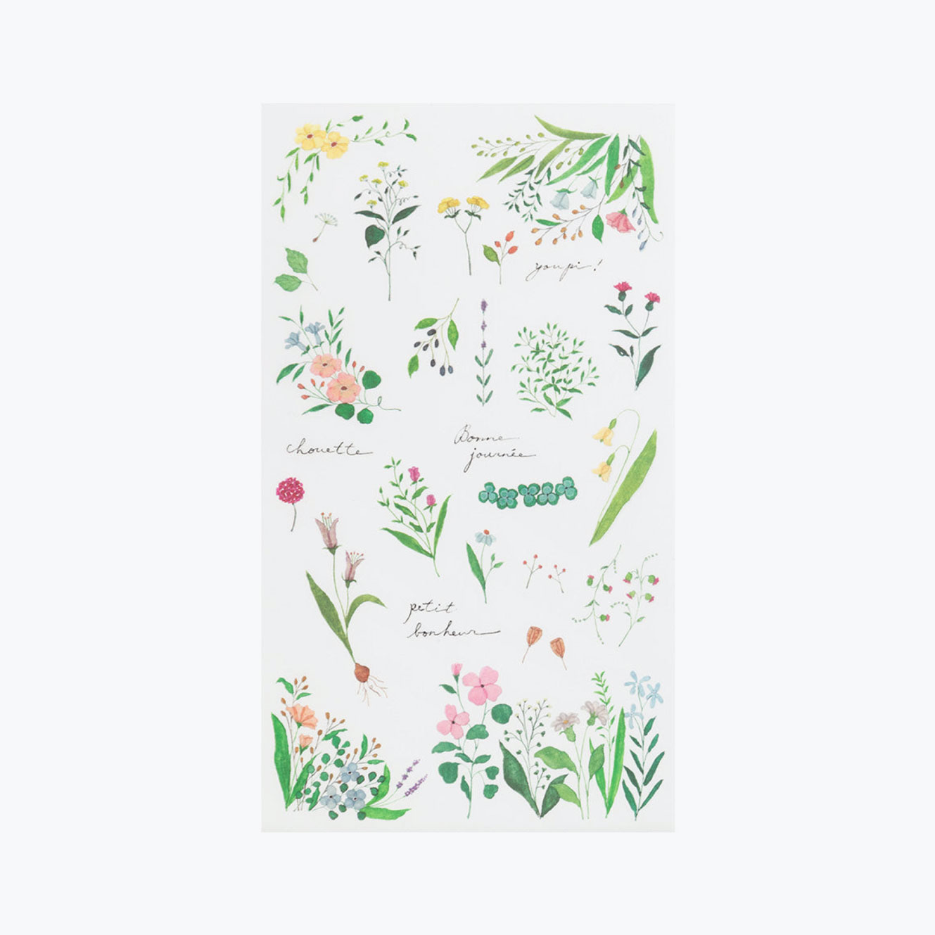 Midori - Sticker Seal - Transfer - Flowers