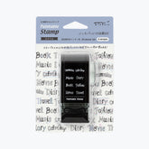Midori Paintable Rotating Dial Stamp – Title designs for journals and planners