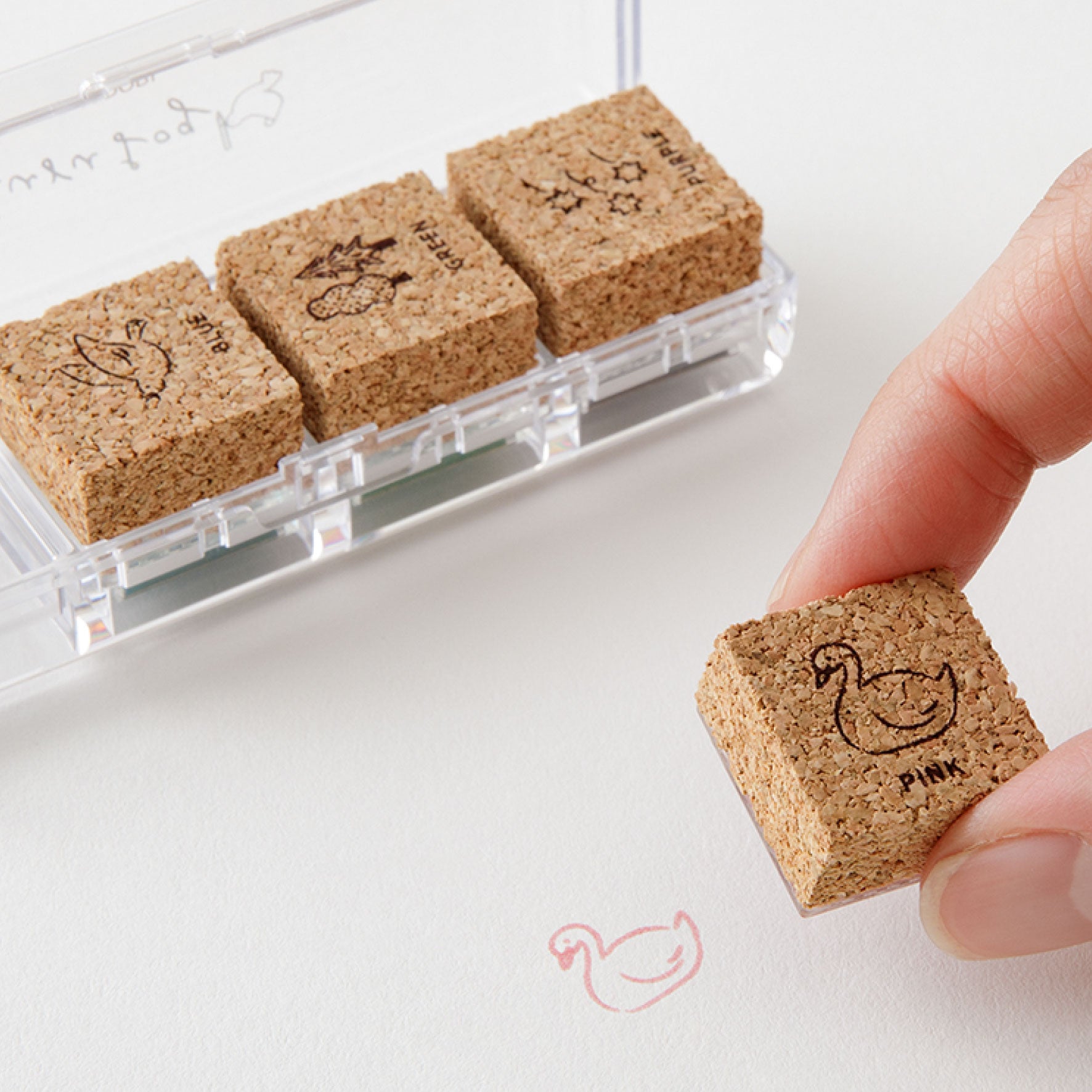 Midori - Stamp - Yuru Log - Pre-Inked - Forest