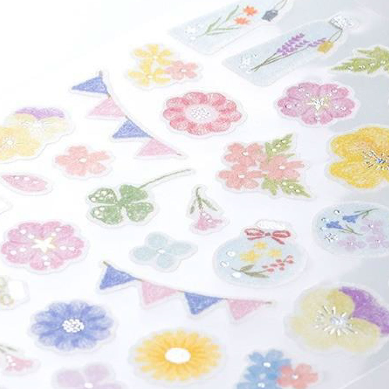 Midori - Sticker Seal - Sticker Marché - Pressed Flower <Outgoing>