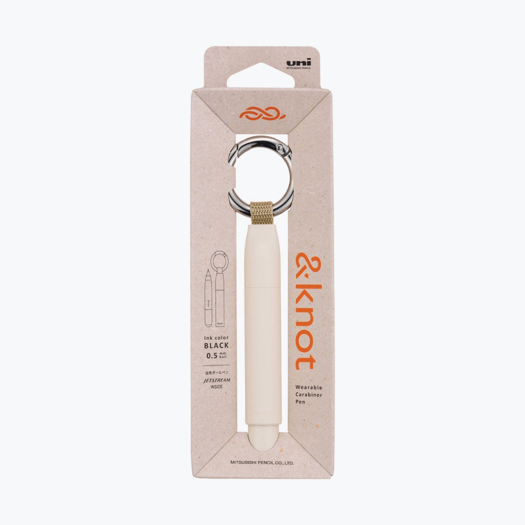 Mitsubishi Uni - Ballpoint Pen - &Knot - Steam White