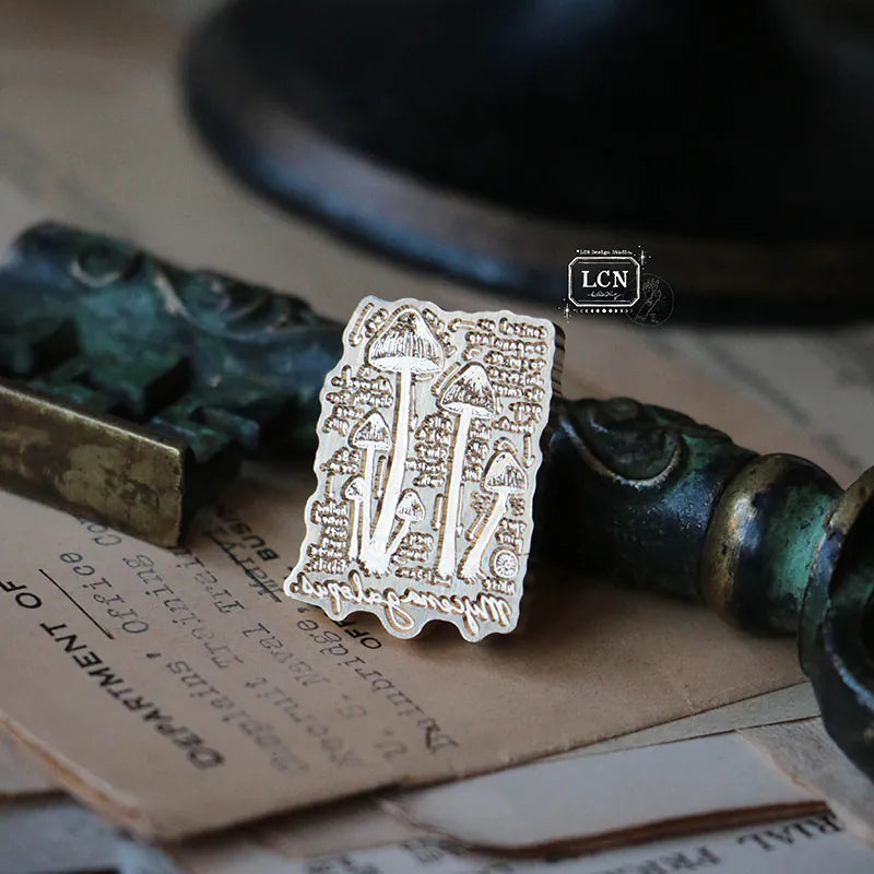 LCN Design Studio - Wax Seal Stamp Set - Mushroom 12