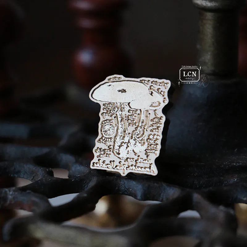 LCN Design Studio - Wax Seal Stamp Set - Mushroom 5