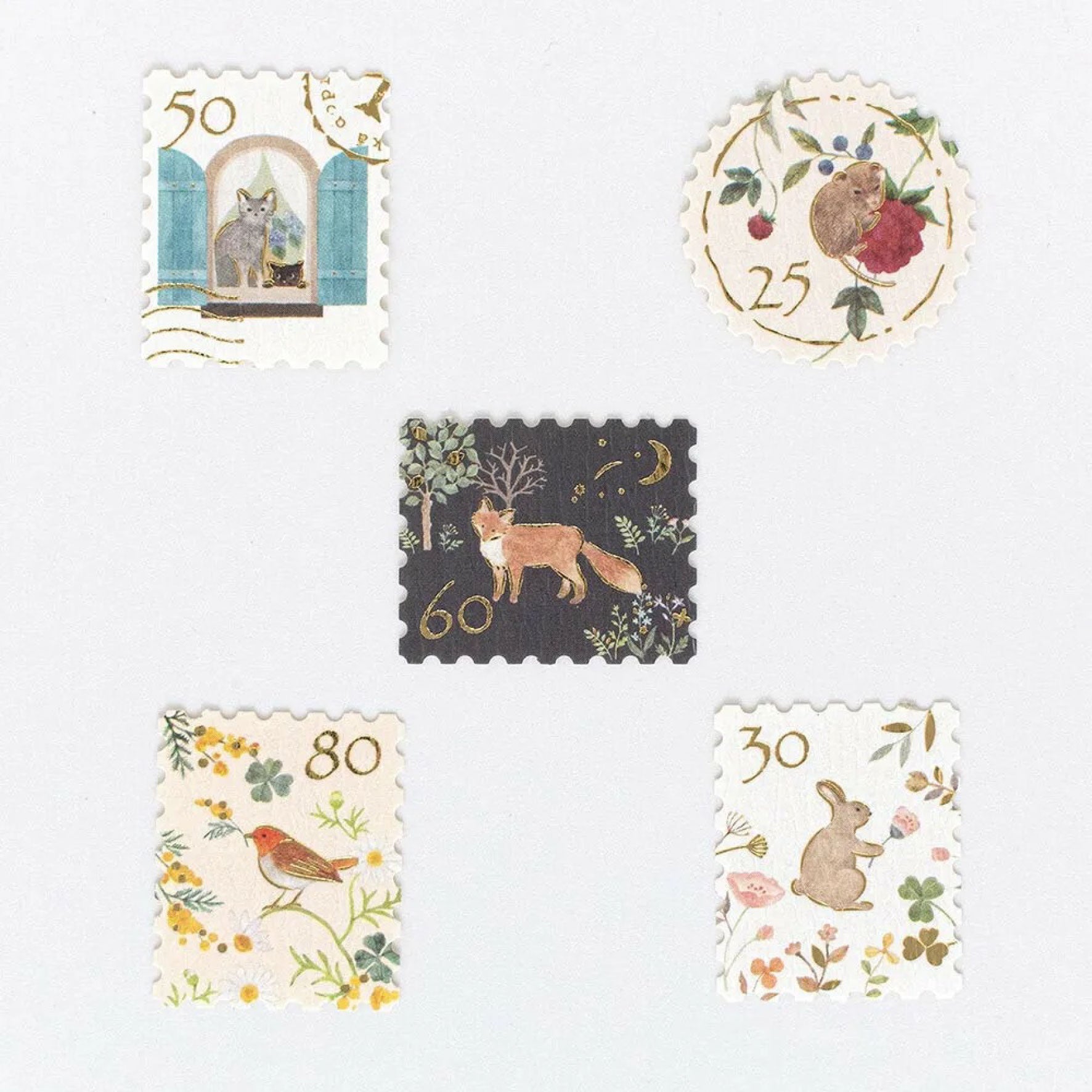 NB Japan - Planner Sticker - Flake Seal - Michikusa