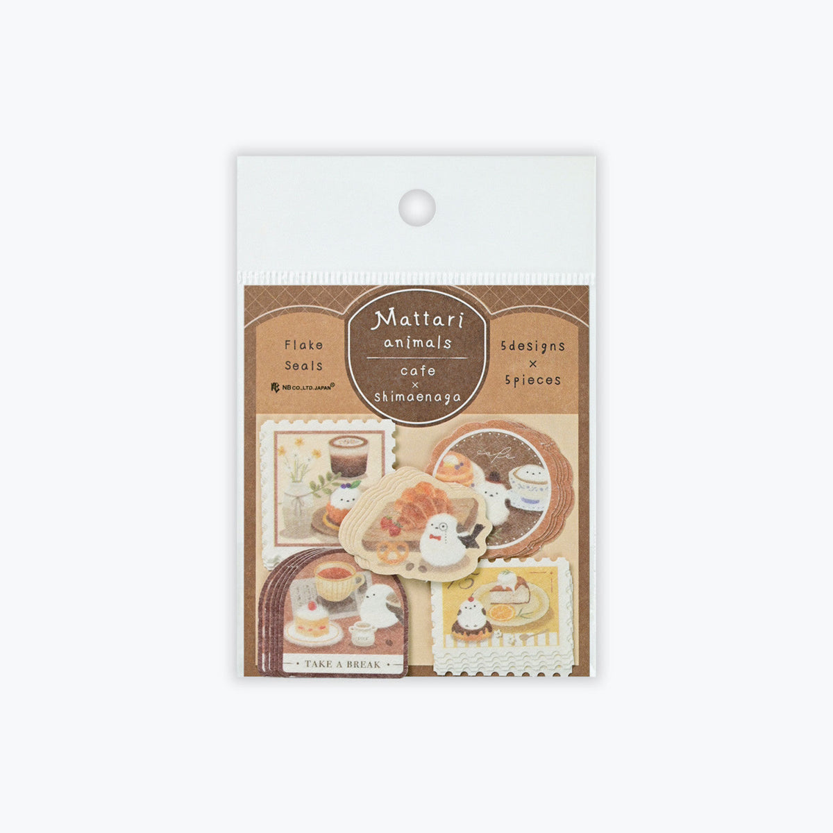 NB Japan - Planner Sticker - Flake Seal - Mattari Animals - Shimaenaga