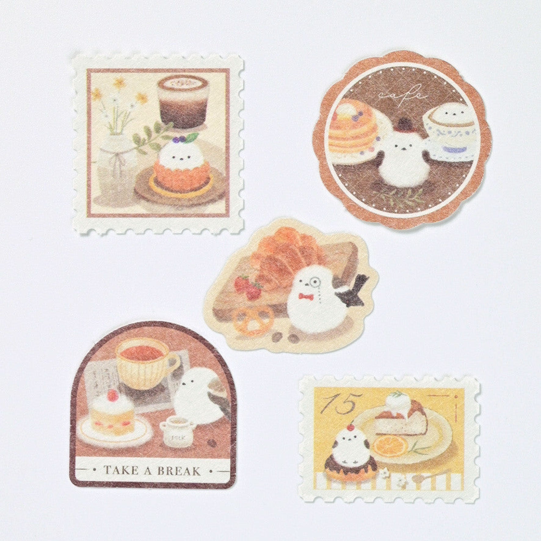 NB Japan - Planner Sticker - Flake Seal - Mattari Animals - Shimaenaga
