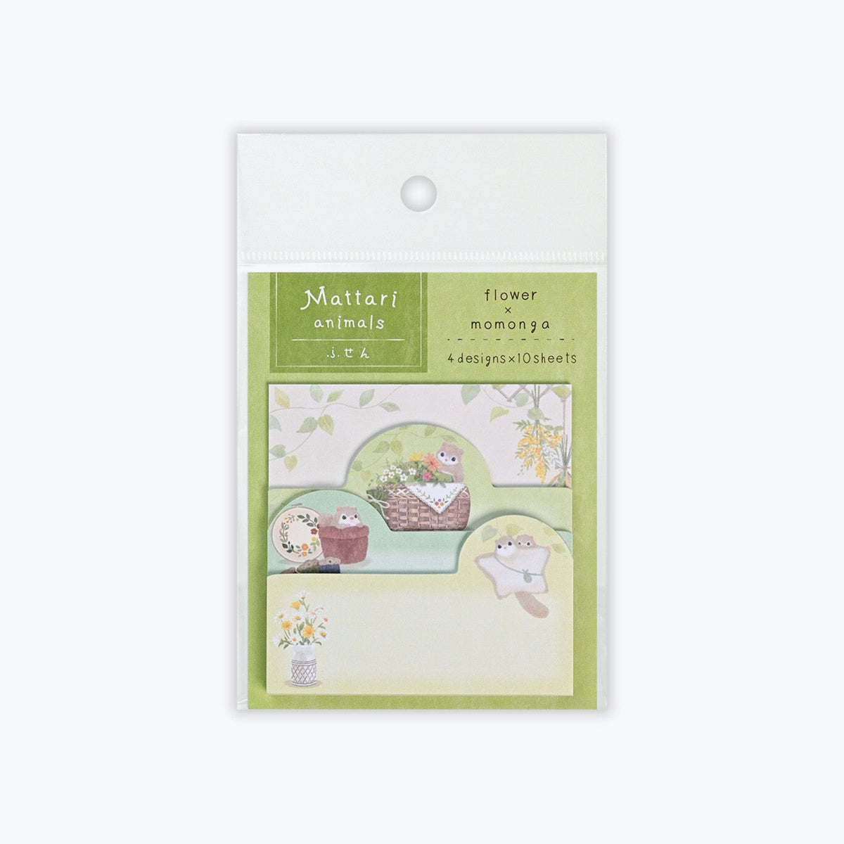 NB Japan - Sticky Notes - Mattari Animals Foil - Momonga