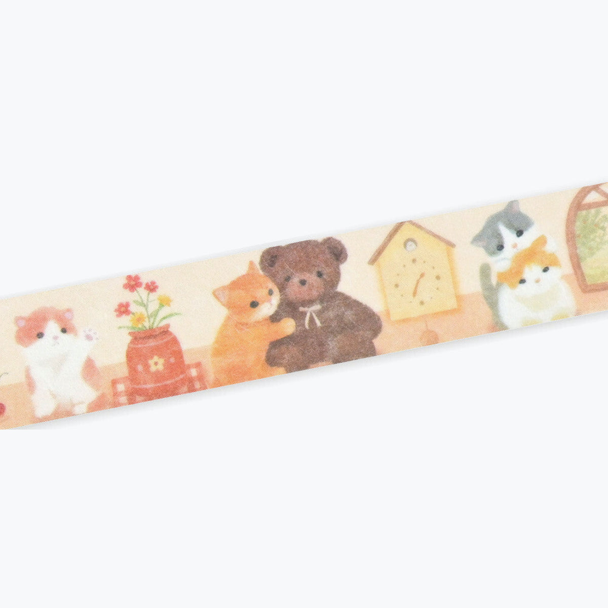 NB Japan - Washi Tape - Mattari Animals - Kitten