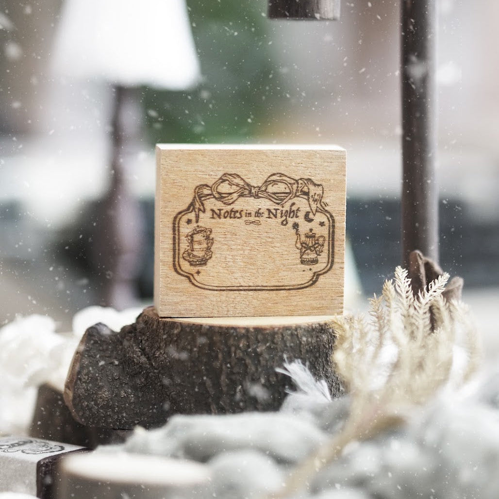 Black Milk Project - Stamp - Notes In The Night - Ribbon Label