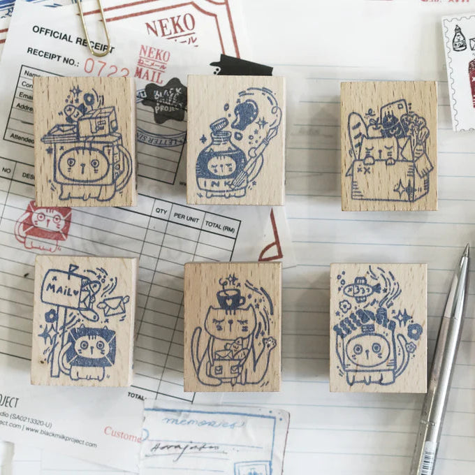Black Milk Project - Stamp - Neko Mail (Box)(M)