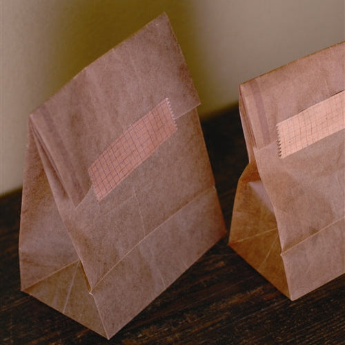 Classiky - Kraft Paper Tape - Grid (Red)