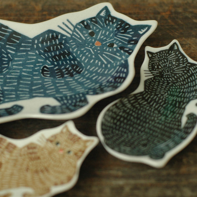 Classiky - Tray - Kata Kata Blue Cat (Large)