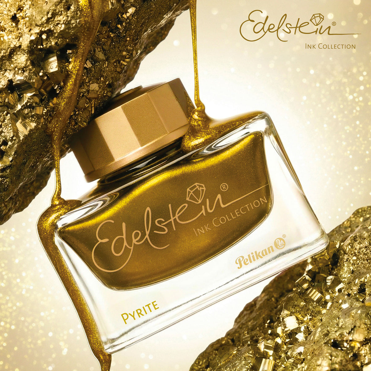 Pelikan - Fountain Pen Ink - Edelstein - Pyrite - Ink of the Year 2026