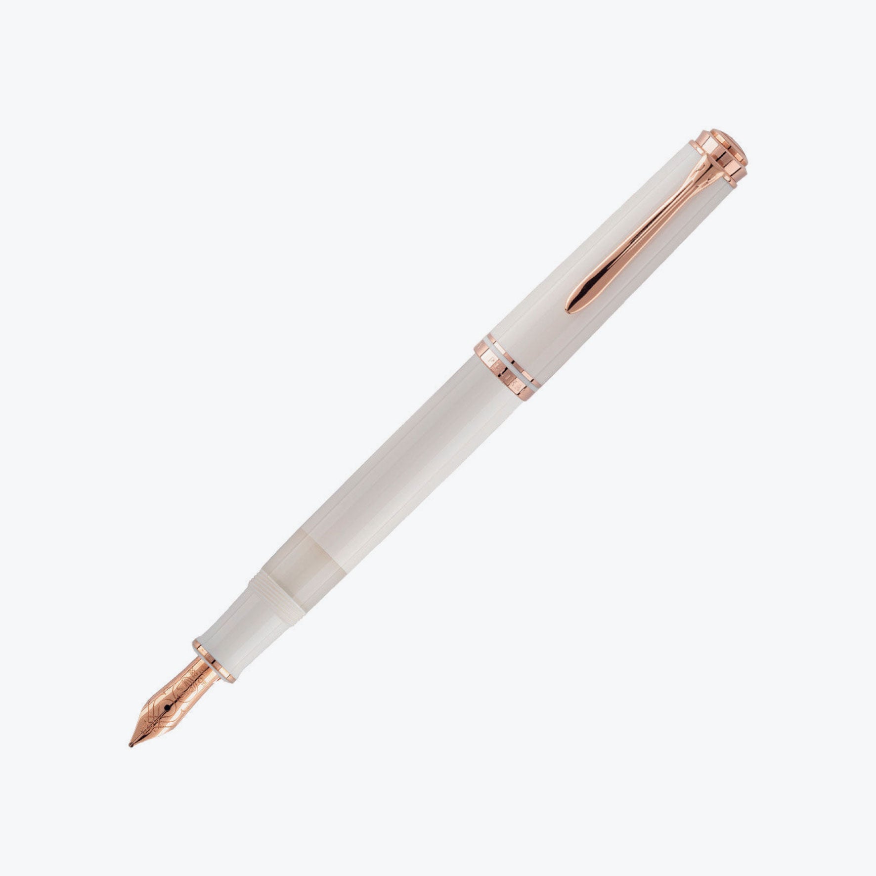 Pelikan - Fountain Pen - Souverän M600 - White & Rose Gold