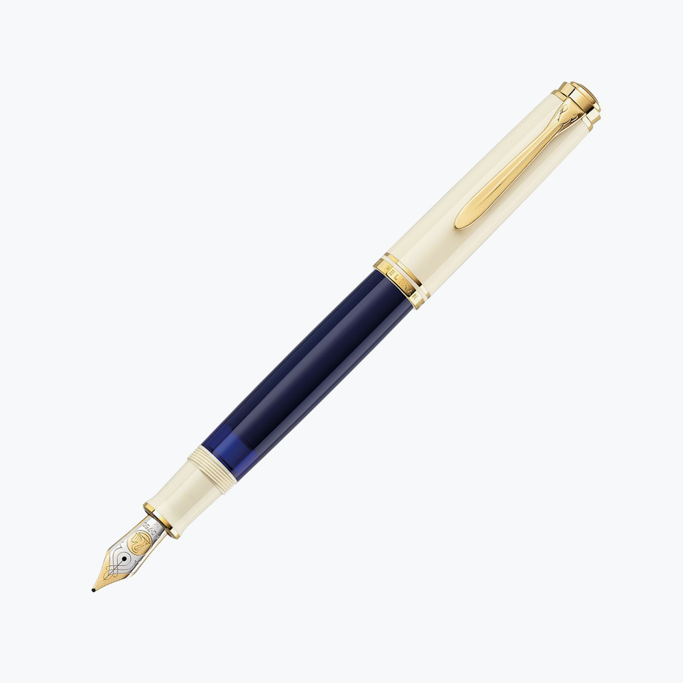 Pelikan - Fountain Pen - Souverän M800 - Cream Blue <Outgoing>