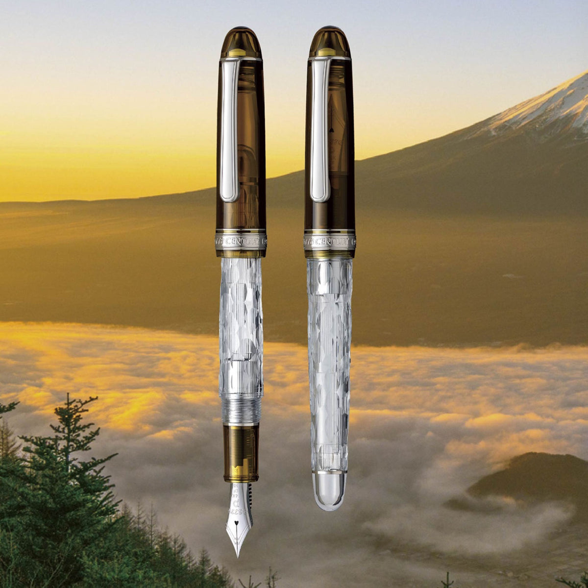 Platinum - Fountain Pen - #3776 Century - Fuji Unkei - Unkai